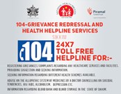 104-Grievance Redressal and Health Helpline Services